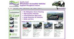 Desktop Screenshot of mobilityvehiclesireland.ie